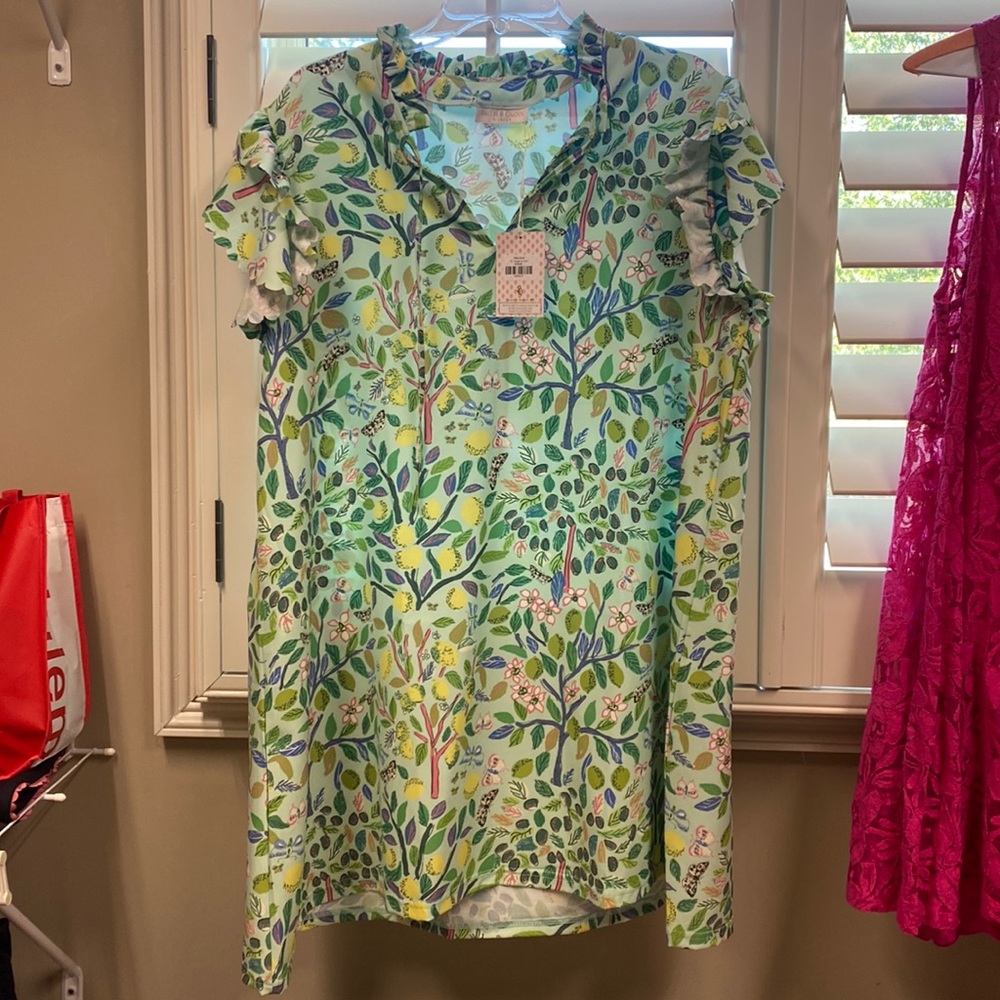 Floral Green Dress
